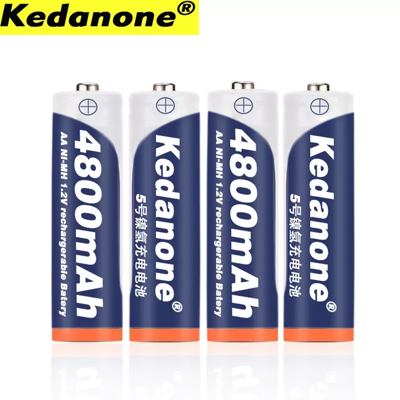 

2020 1.2V AA battery 4800mAh NI MH AA Pre-Charged Rechargeable Battery Ni-MH Rechargeable aa Battery For Toys Camera Microphone