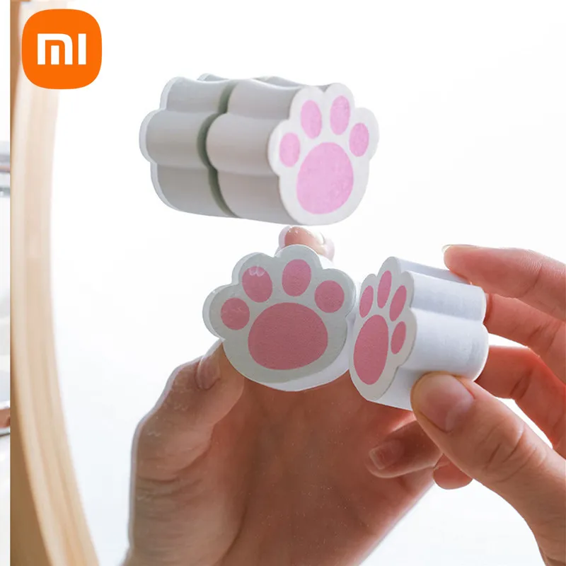 

Xiaomi glass cleaning brush cat claw shape magic glass cleaning sponge kitchen faucet bathtub cleaning tool washing sponge