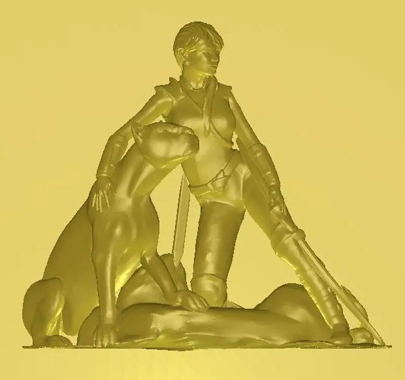 

3d model relief for cnc in STL file format Huntress