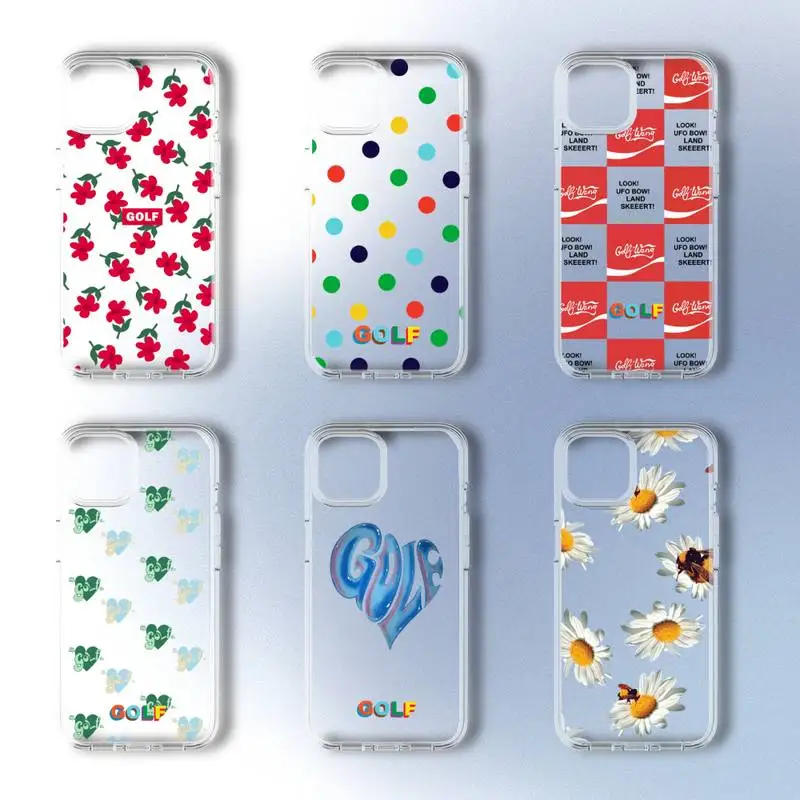 Прозрачный чехол для телефона с изображением Гольф Тайлера The Creator W-Wangs для iPhone 11 12 Mini 13 14 Pro XS Max X 8 7 6s Plus 5 SE XR
