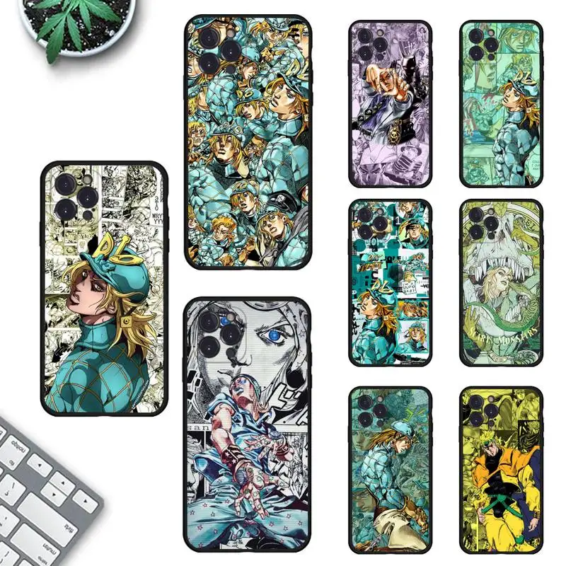 

Diego Brando JoJo's Bizarre Phone Case Silicone Soft For iphone 14 13 12 11 Pro Mini XS MAX 8 7 6 Plus X 2020 XR Shell