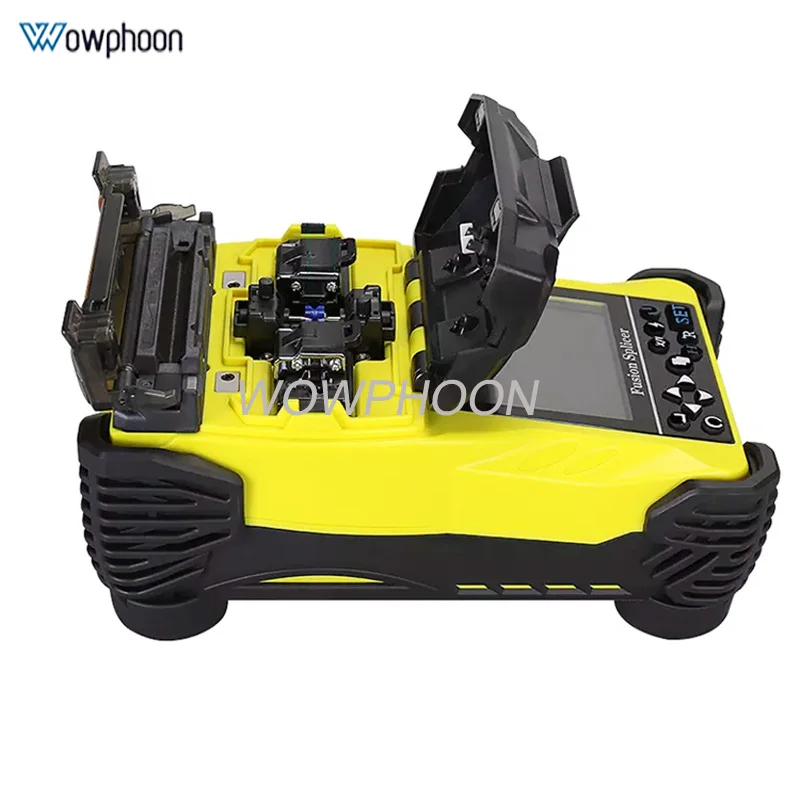 AUA-15F 6 Motors Core to Core Alignment Mini Optic Fiber Fusion Splicer Machine AUA-15F