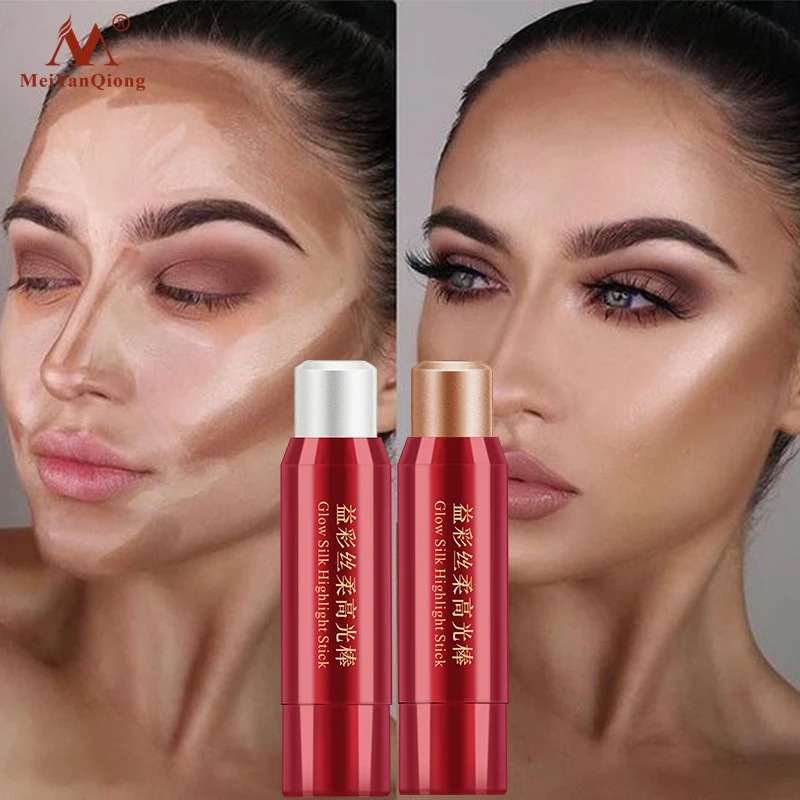 Foundation Stick Bronzer Contour Makeup 3d Water-proof  Face Cream Rainbow Highlight Make Up Brighten
