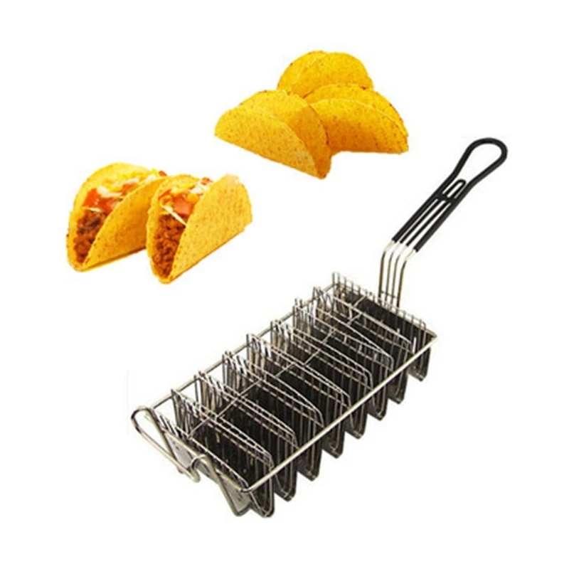 Корзина для фритюрницы Taco 8 дюймов корзина коммерческая жарки повышенной
