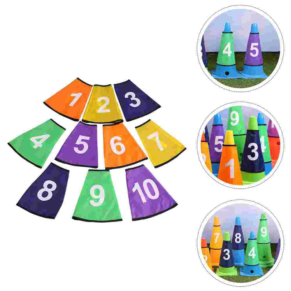 

Конусы с нумерованным покрытием Soccercone, гоночные номера, маленький дрель, строительство, тренировка, теннис