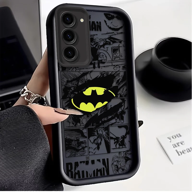 Фото Чехол B-Batman S-Superman для Samsung Galaxy S26 S25 S24 Ultra S23 S22 S21 Plus S20 FE A56 A55 A54 A53 A52 4G 5G, силиконовый чехол №3