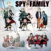 16cm anime spy x family acrylic stand figure model plate desk decor keychain cosplay for women men child gifts accessories