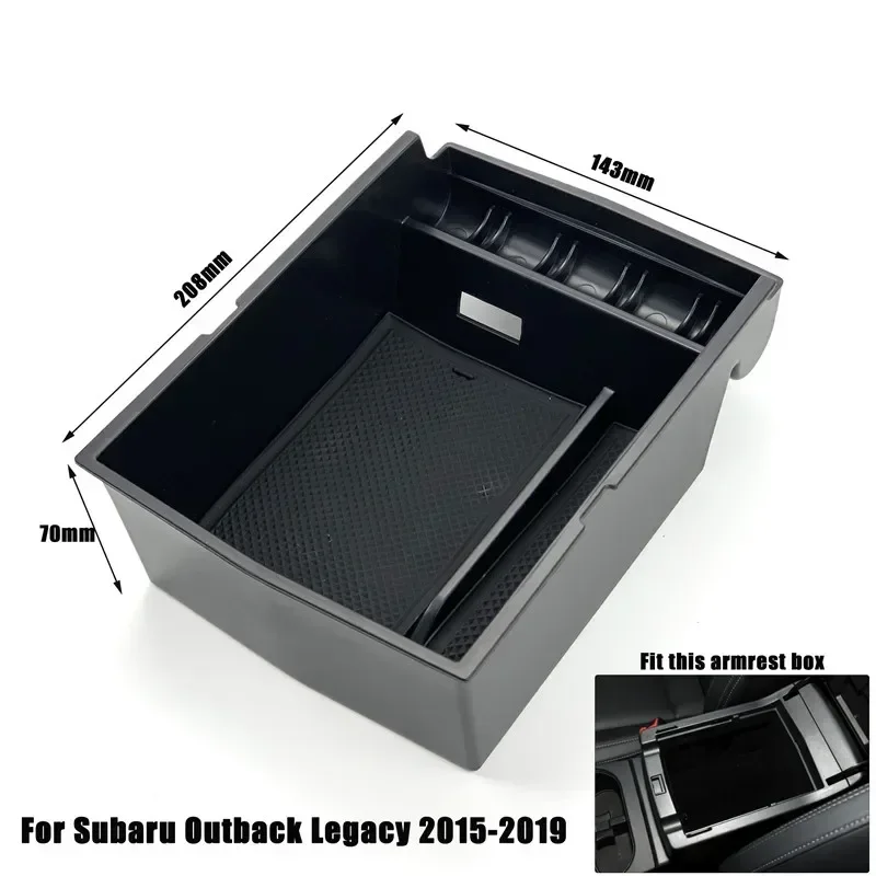 

Для Subaru XV Crosstrek Impreza Outback Legacy Forester автомобильные аксессуары центральный подлокотник ящик для хранения консоль держатель лотка палитра