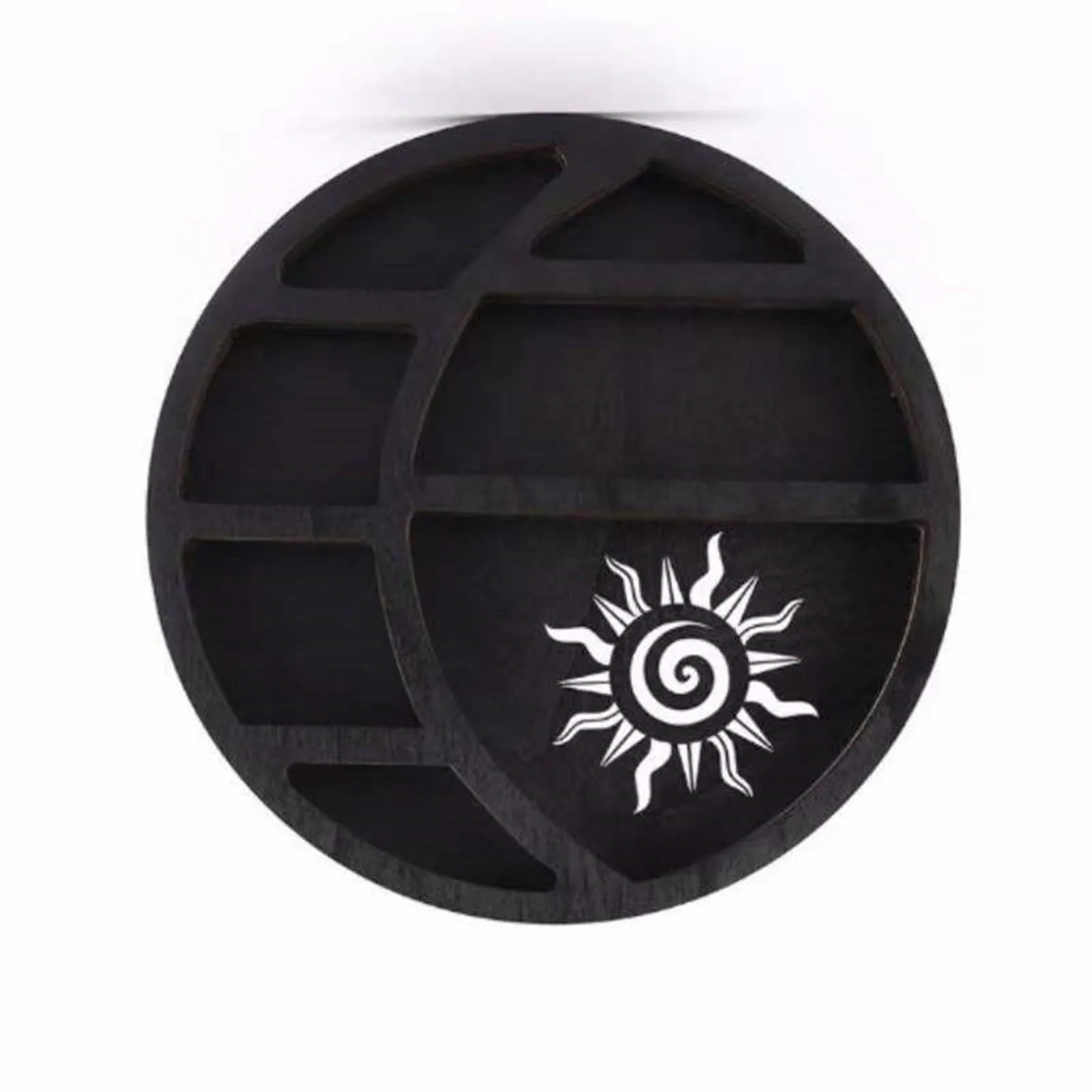 

Creative Wall Crystal Display Shelf Storage Crystal Stones and Essential Oils for Display Trinkets and Gems B88