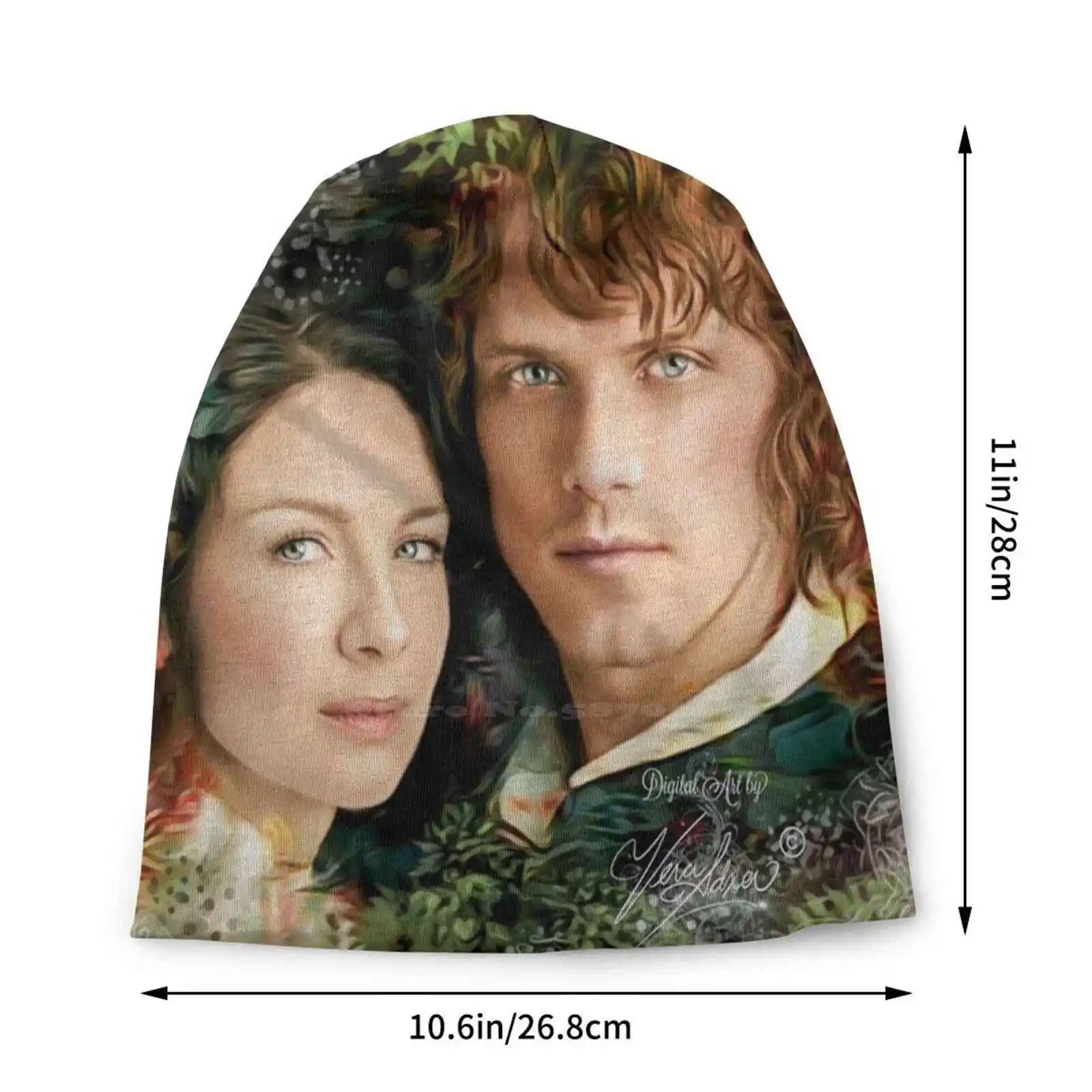 Вязаная шапка с цветами теплая уличные шапки Вера адсер Фан арт