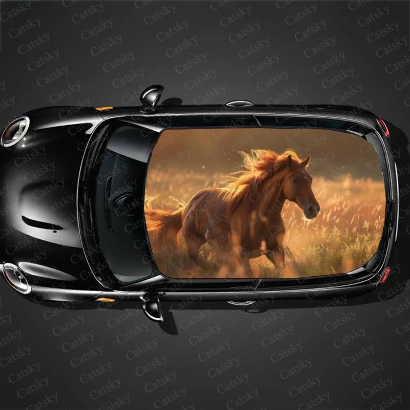 Сканинг на дикую природу наклейка крышу автомобиля обертка аксессуары для