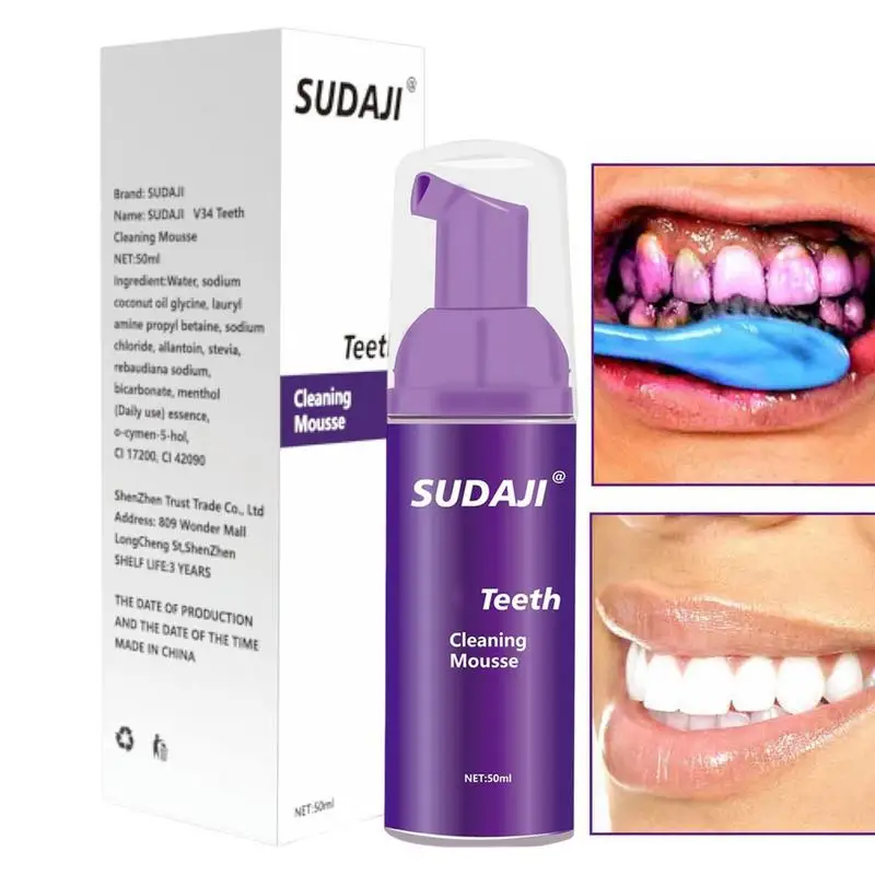

Purple Toothpaste Sensitive Teeth Purple Whitening Toothpaste Remove Stains Care For Teeth Gums Fresh Breath Brighten Teeth oral