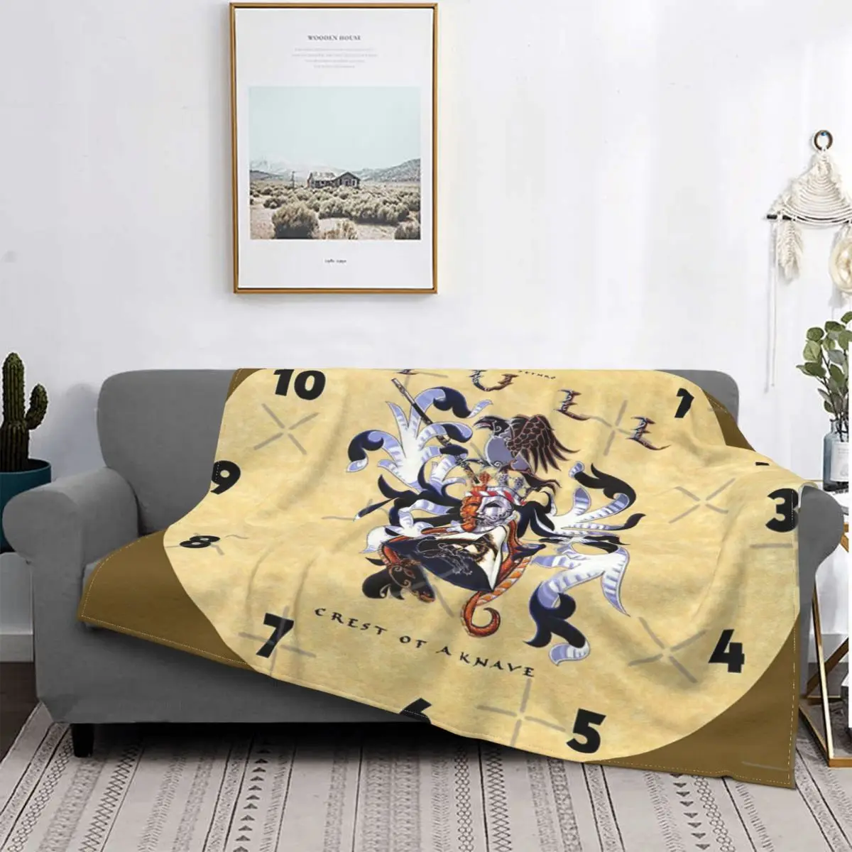 

Jethro Tull Crest Of A Knave-Manta A cuadros, colcha de cama, ropa de cama, manta de Anime, mantas y fundas A cuadros