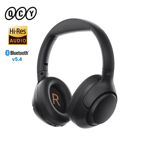QCY H3 ANC Беспроводные наушники Bluetooth 5.4 Hi-Res Audio Over Ear Headset 43 дБ Гибридные наушники с активным шумоподавлением 60H
