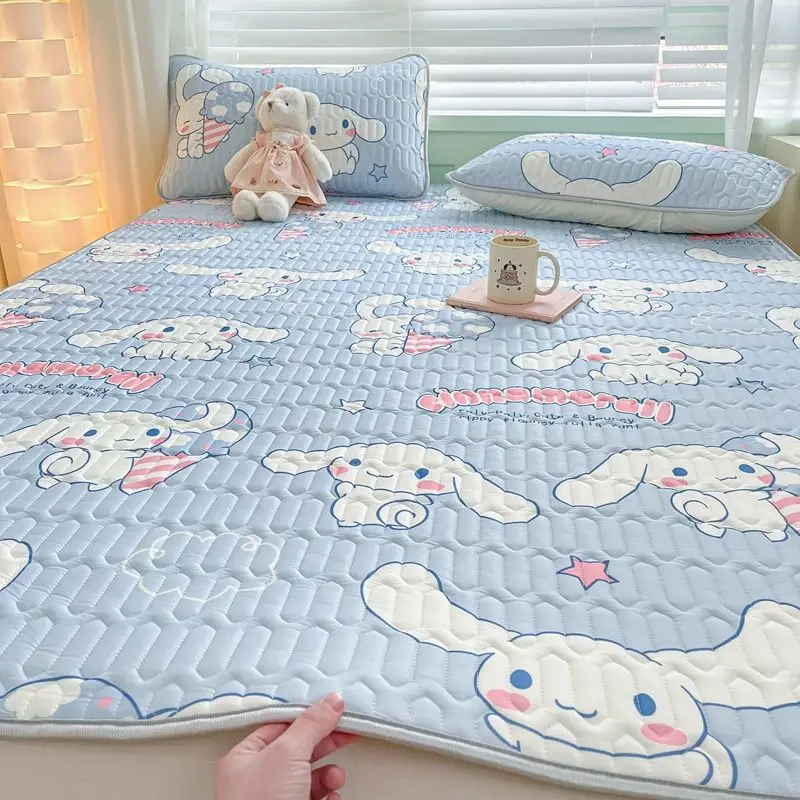 Милый Летний коврик для кровати Hello Kitty Kawaii с аниме лета мультяшный Sanrio машинная