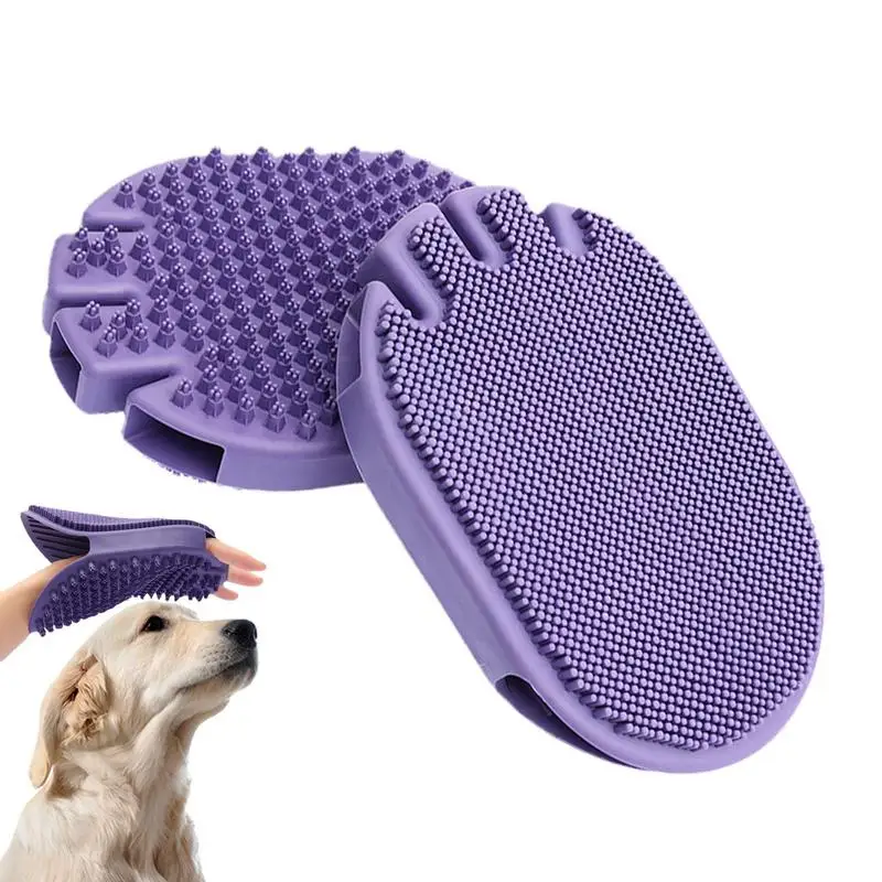 Массажная щетка для домашних животных двусторонняя кошачьей ванны купания