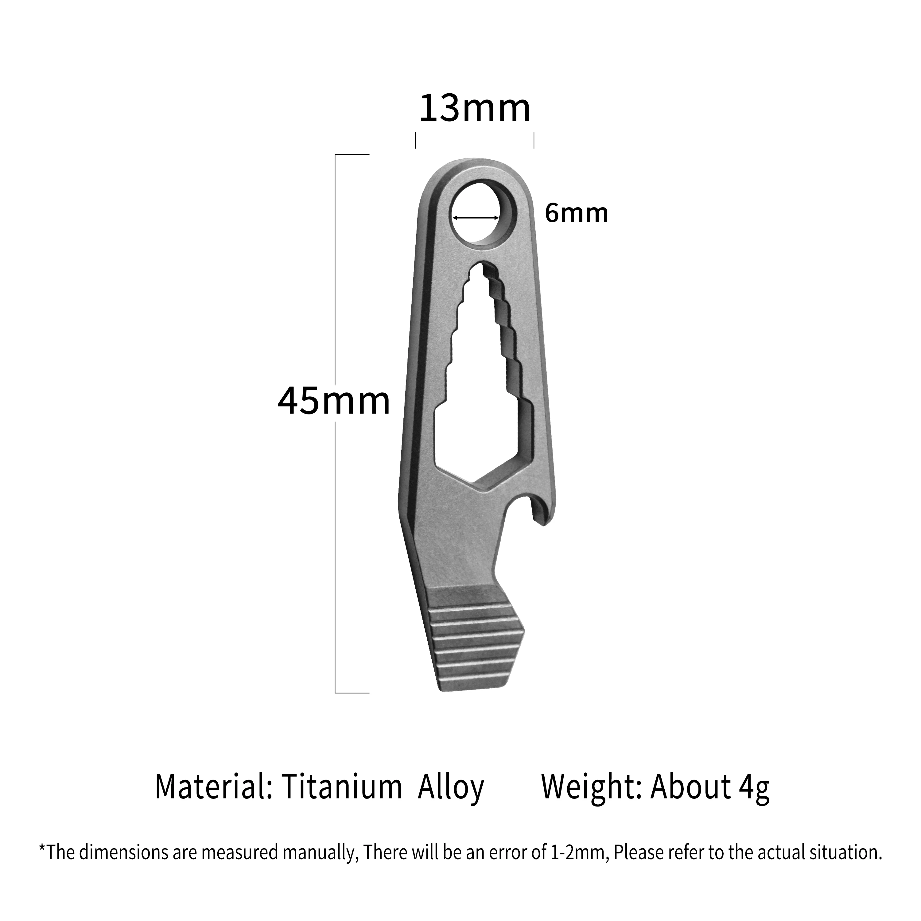 Маленькая титановая монтировка карманный портативный многофункциональный