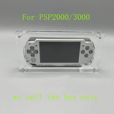 Акриловая коробка для хранения с высокой прозрачностью и магнитной крышкой для PSP 2000/3000