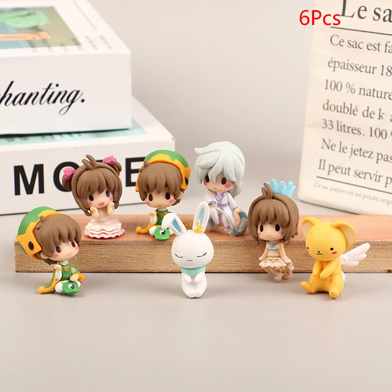 

Japan Anime Card Captor SAKURA Gashapon Toy Capsule Dolls Data Line Protection Ornamnets Gifts