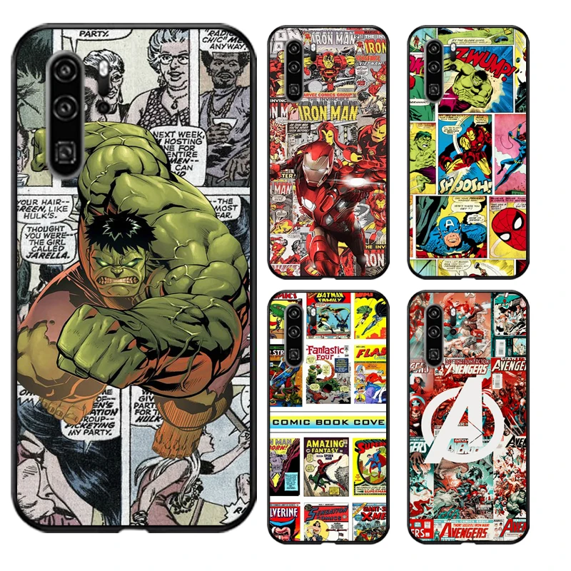 

Marvel Avengers US Phone Cases For Huawei Honor P20 P20 Lite P20 Pro P30 Lite Huawei Honor P30 P30 Pro Carcasa Funda Coque