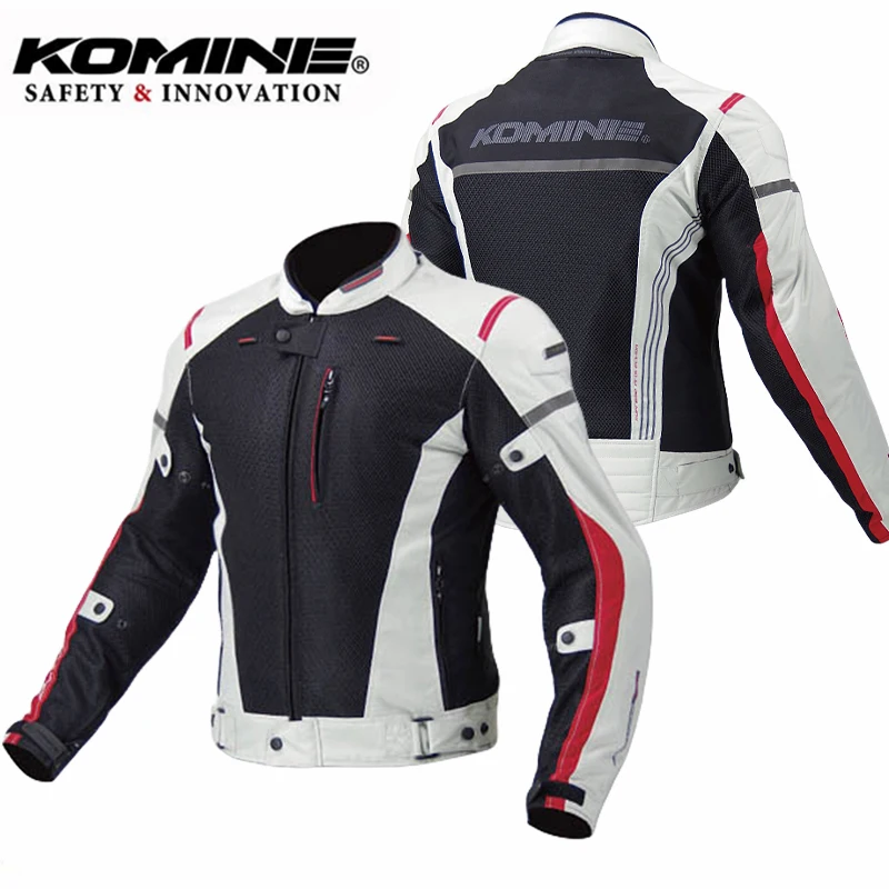 

KOMINE JK069 Jacket Spring Breathable Denim Mesh Racing Ride High-performance Drop Resistance Clothing Motorcycle Jacket