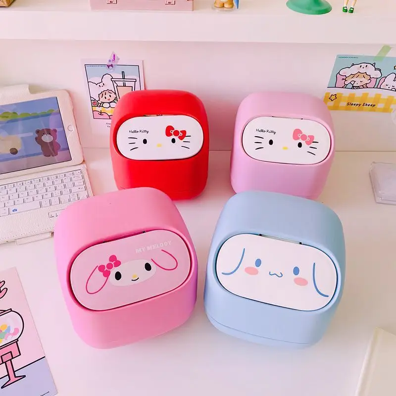 

Sanrio, Hello Kitty My Melody Cinnamoroll, настольная корзина для мусора
