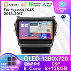 MEKEDE IPS 8 + 128G DSP Android11 автомобильный радиоприемник, мультимедийный плеер для Hyundai IX45 2013-2017 GPS-навигация, встроенный Carplay Авто WIFI