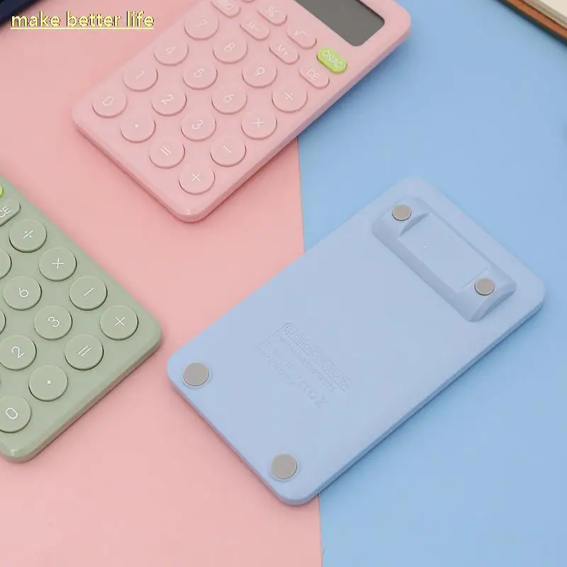 

Настольный мини-калькулятор с большими кнопками, инструмент для счета финансов, подходящий для школьников, товары для мелкого бизнеса