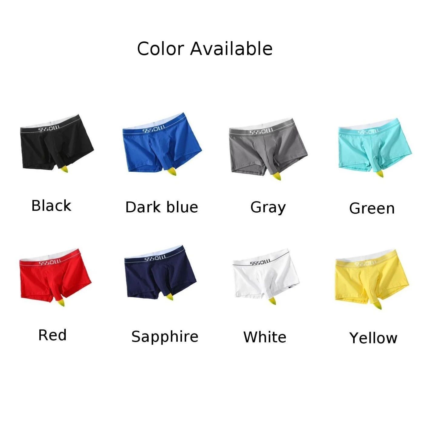Long Elephant Nose Boxer Shorts Comfortable Breathable Mens Cotton Bulge Pouch Boxers Briefs Shorts Stretch Underwear