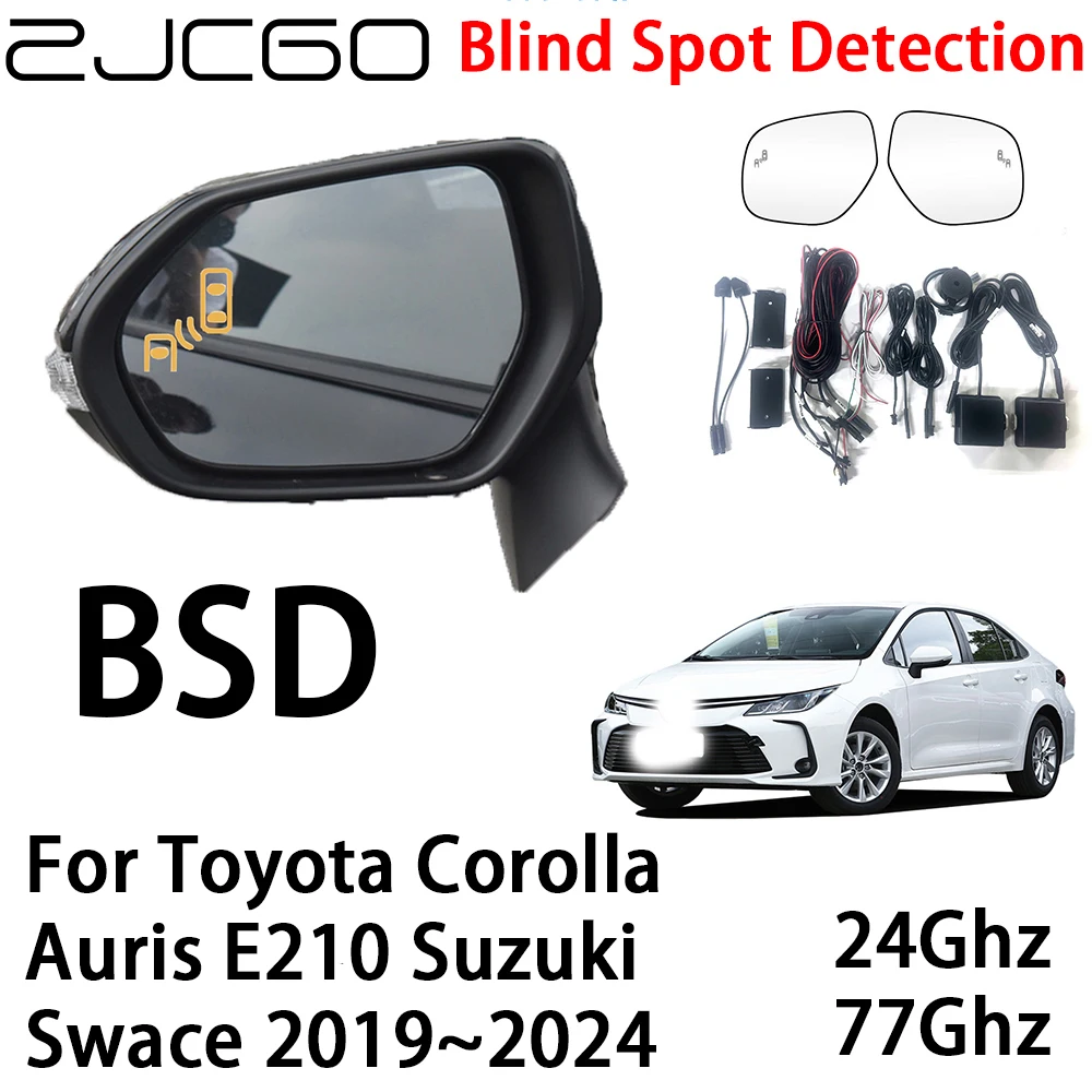 

ZJCGO BSD Radar Warning System Blind Spot Detection Safety Driving Alert for Toyota Corolla Auris E210 Suzuki Swace 2019~2024