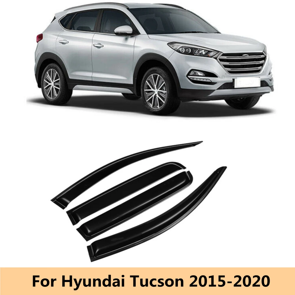 

For Hyundai Tucson 2015 2016 2017 2018 2019 2020 Window Visor Deflector Windshield for Rain Guard Weather Shields Awning Shelter