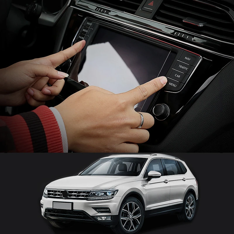 Аксессуары для Volkswagen VW Tiguan 2 MK2 Allspace 2016-2018 2019 2020 закаленное стекло автомобильной