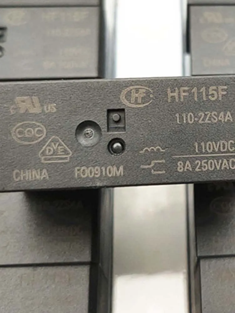 5 шт. реле 110 В HF115F 110-2ZS4A 110VDC 8A 8 контактов