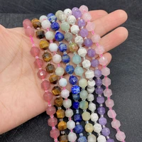 natural stone crystal agate beads 3mm faceted beads charm jewelry diy gift men and women necklace bracelet earrings accessories