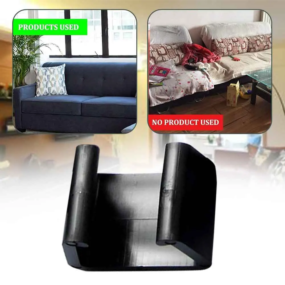 

10pcs Portable Outdoor Patio Connect Fixing Rattan Chair Plastic Practical Sectional Sofa Wicker Furniture Clips Black Couch