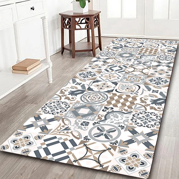 

Room Carpet Geometry Print Kitchen Rug Nordic Rug Kitchen Mats for Floor Washable Soft Entrance Door Mats Decor for Home