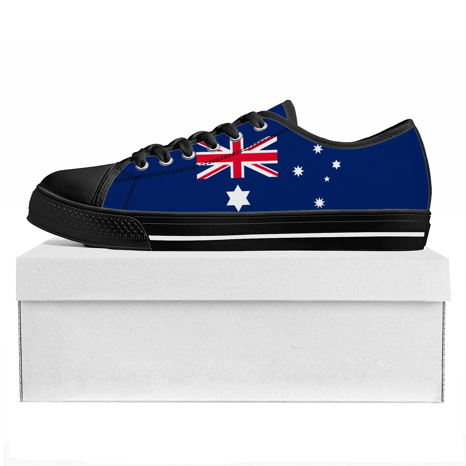 

Australian Flag Low Top High Quality Sneakers Mens Womens Teenager Canvas Sneaker Prode Casual Couple Shoes Custom Shoe