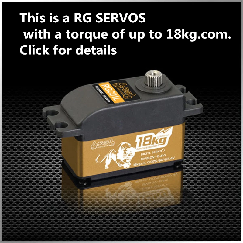 RGC01L KINGMAX 58 г 18 кг цифровые металлические шестерни, цифровой низкопрофильный водонепроницаемый сервопривод без сердечника