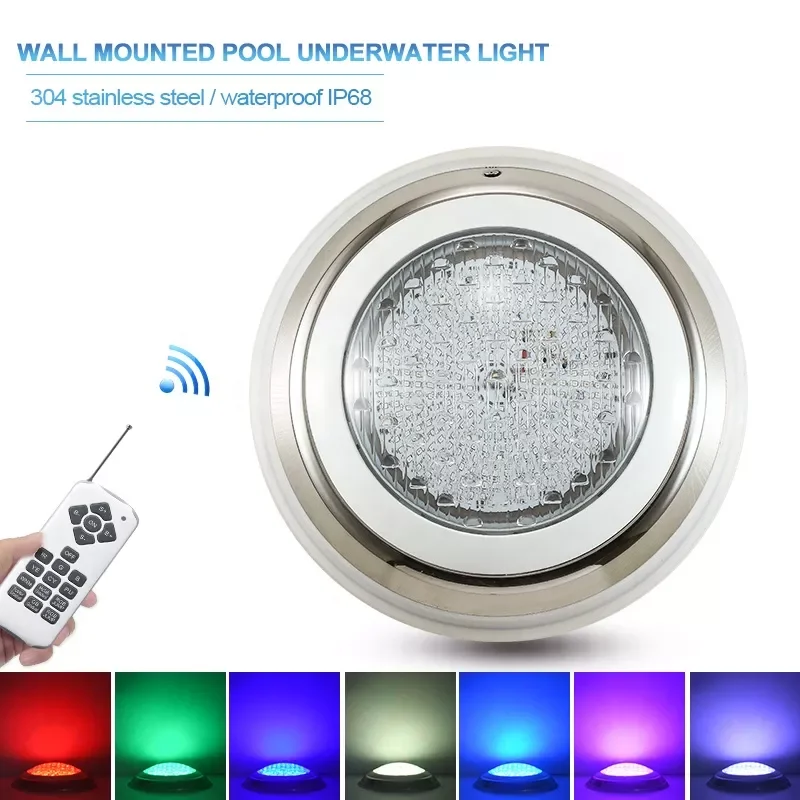 

12W 18W 24W 36W 54W LED Swimming Pool Light IP68 Waterproof 12V Outdoor RGB UnderWater Light Pond LED Piscina Luz Spotlight