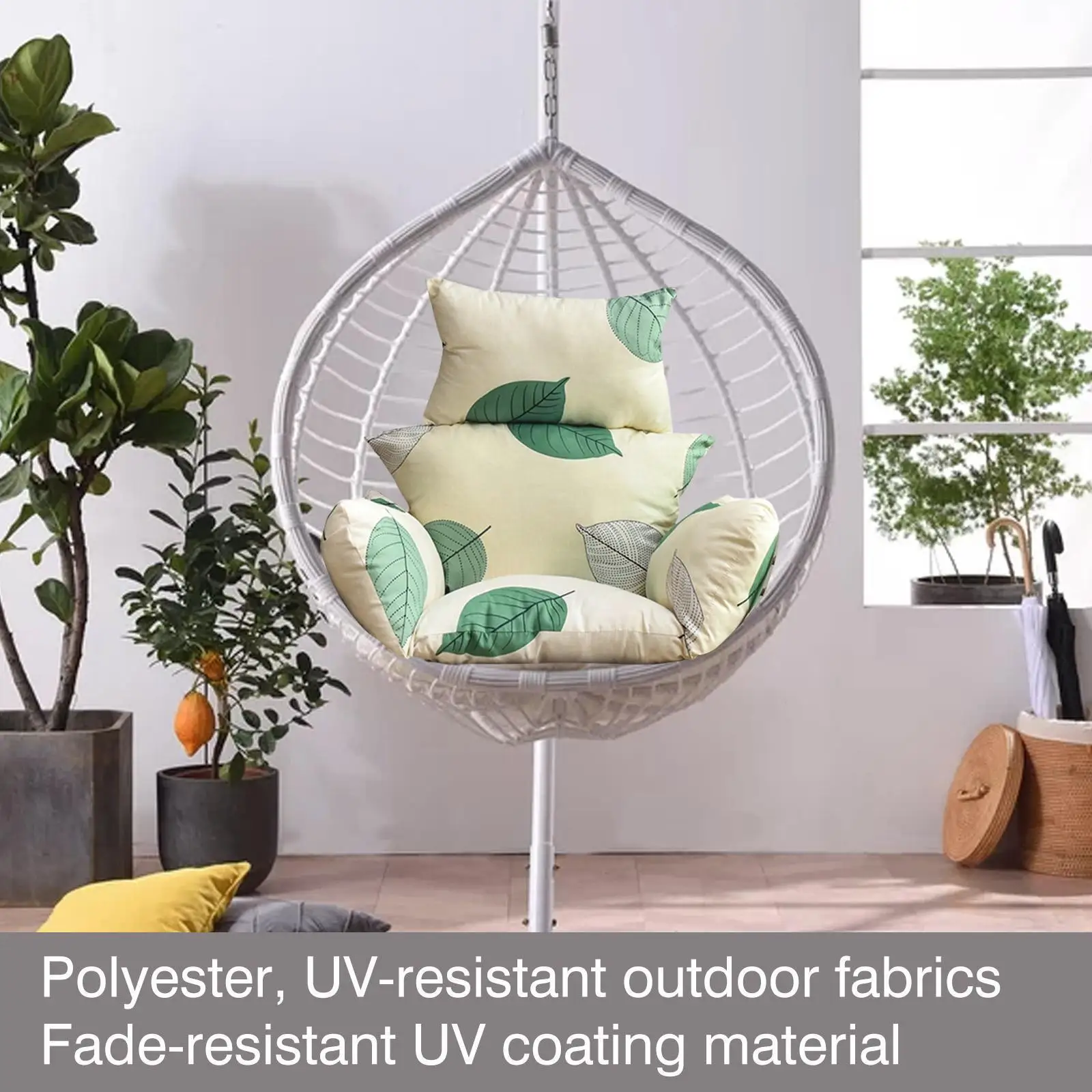 

Cushion Thick Waterproof Removable Washable Swing Chair Back Without Cushions Hammock No Hanging Chairs Chair Stand Pads Eg N3p4