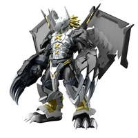 in stock original figure rise anime digimon monster ultimate black war greymon assembly model kids toys