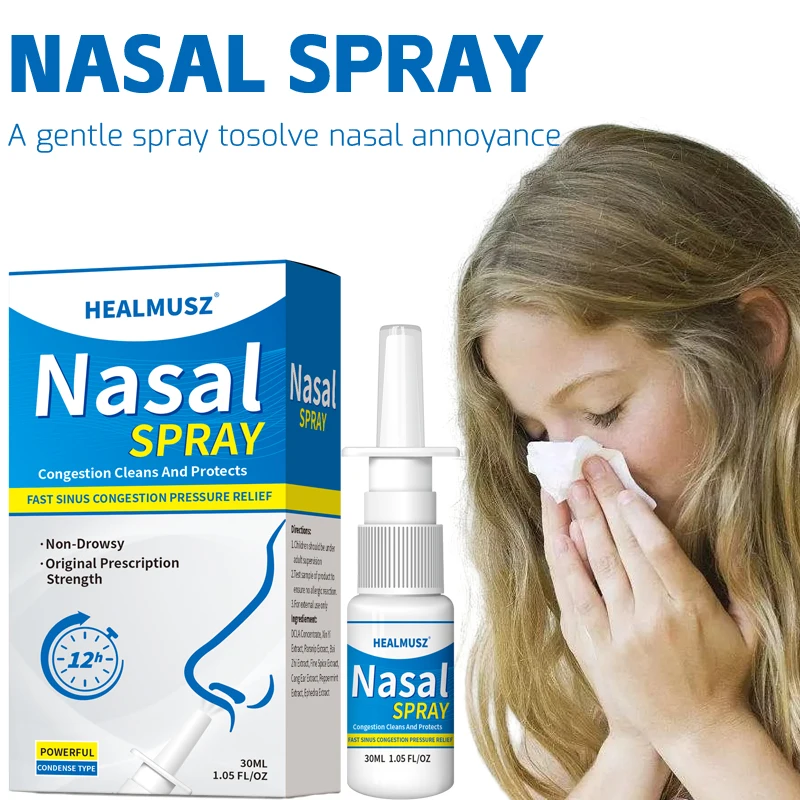

nose spray Rhinitis Mist Sinusitis Treatment Herbal Nasal Care Chronic Allergic Rhinitis Runny nose sneezing spray 10