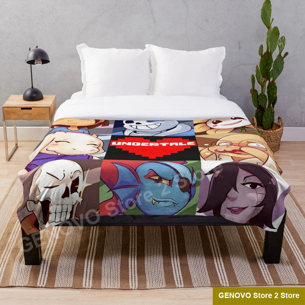 

Undertale Throw Blanket Fleeceon Bed/Crib/Couch Adult Baby Girls Boys Kids Gift