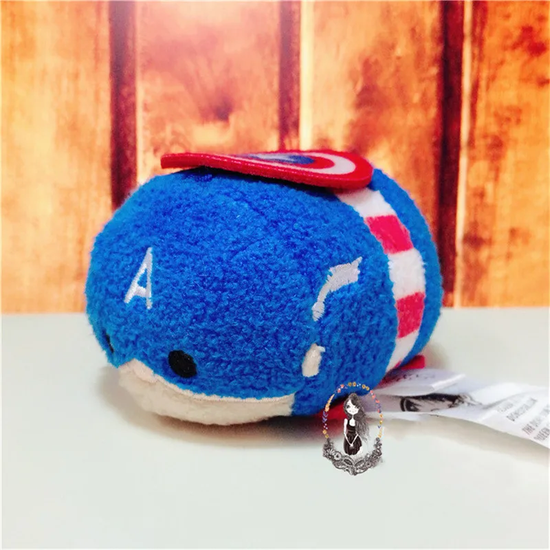 Disney Tsum 9cm Marvel Avengers Loki Spider-Man Iron Man Screen Wipe Plush Pendant Cute Dolls Exquisite Gifts Kids Toy Gift - купить по