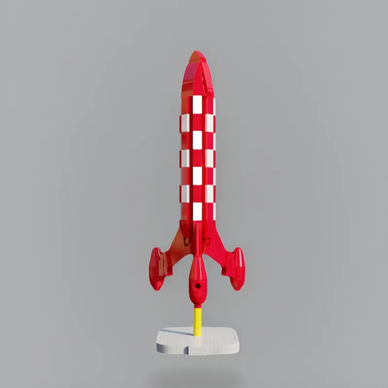 Луна ракета строительные блоки набор Мультяшные приключения путешествие космос