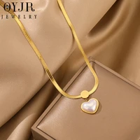 oyjr love heart pearl necklace charm for womens stainless steel pendant necklaces %d0%be%d0%b6%d0%b5%d1%80%d0%b5%d0%bb%d1%8c%d0%b5 %d0%ba%d1%83%d0%bb%d0%be%d0%bd aesthetic chain choker gift
