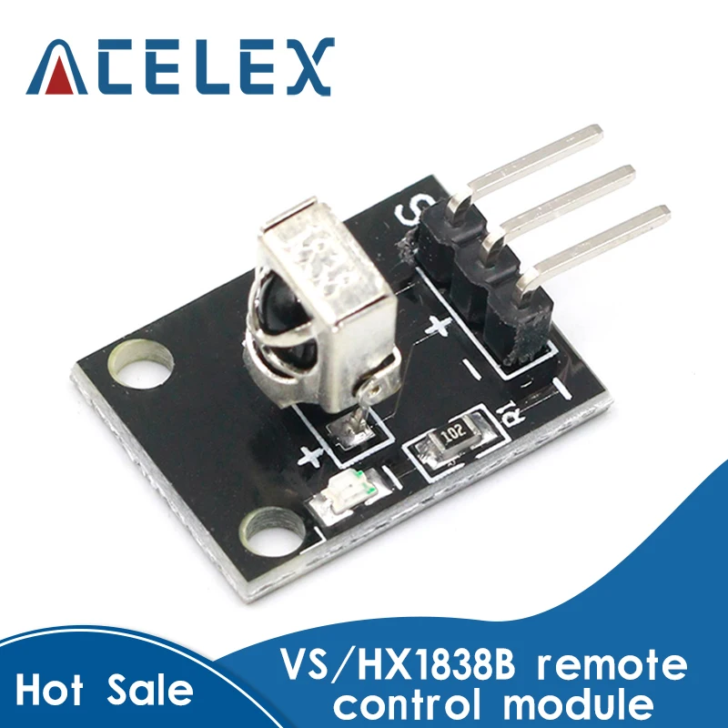 3pin KY-022 TL1838 VS1838B HX1838 Universal IR Infrared Sensor Receiver Module for Arduino Diy Starter Kit