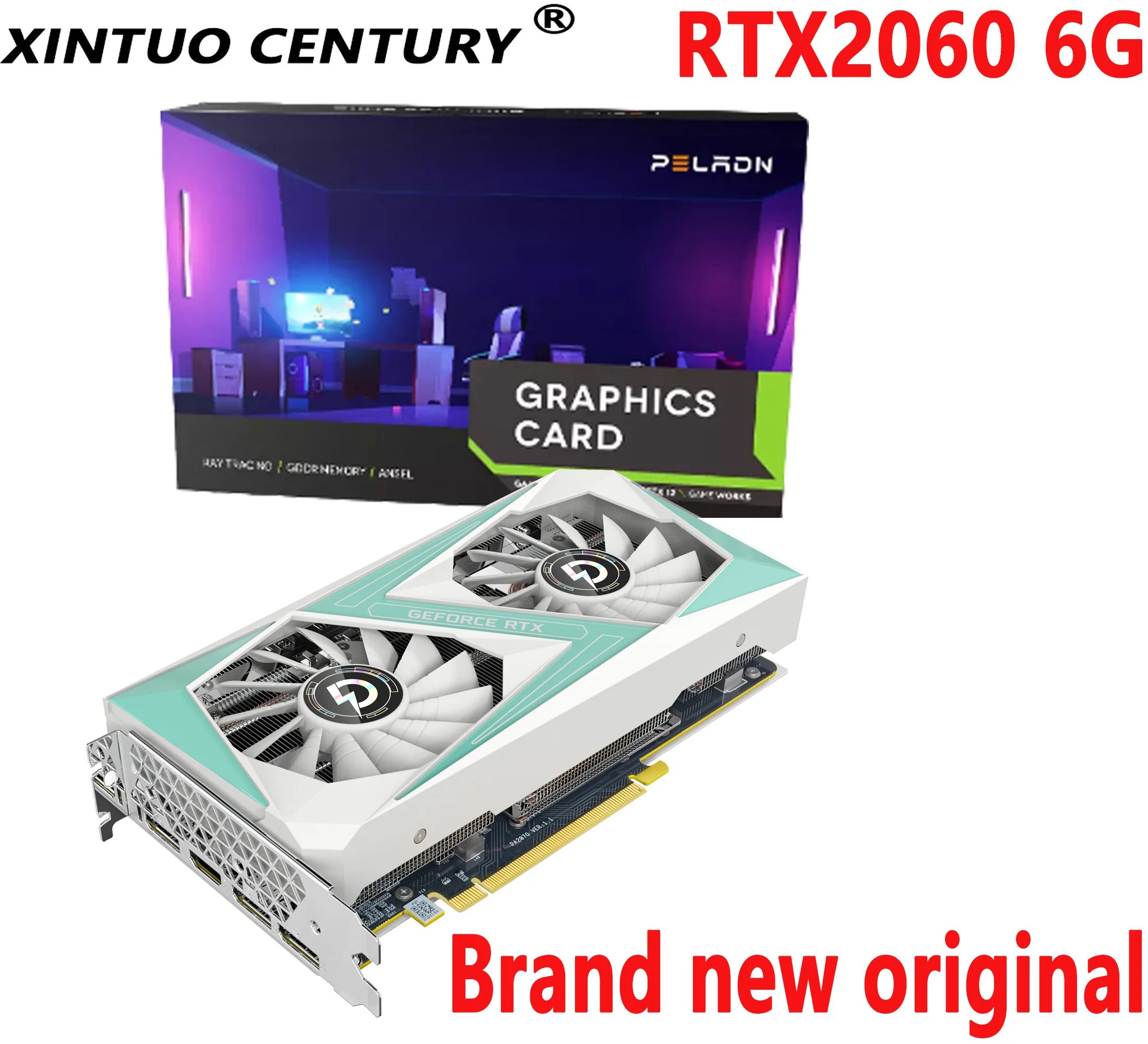 RTX 2060 GDDR6 6 ГБ Бит Графическая Карта Для NVIDIA GeForce.