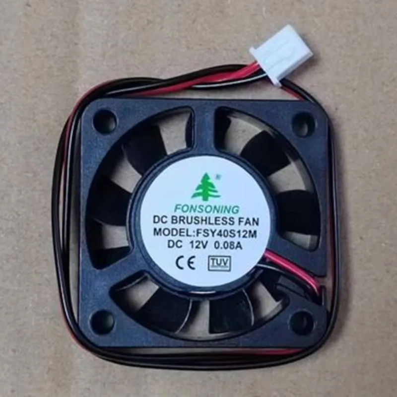 FSY40S12M 4CM 4010 12V 0.08A ультра-тихий 2-проводной охлаждающий вентилятор