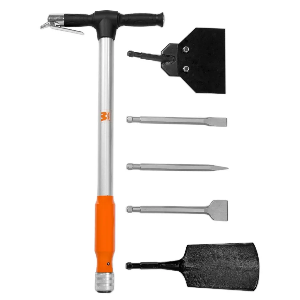 

WEN 5-in-1 Pneumatic Multi-Function Tool with Scraper, Shovel, and Chisel Attachments Sets